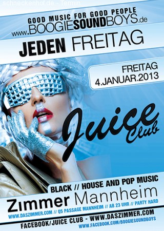 Juice Club - Ladies Night Werbeplakat