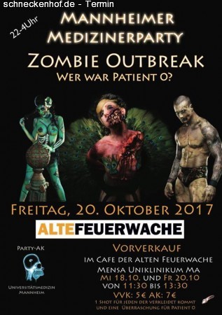 Zomb.. äh Medizinerparty - Fotobox Werbeplakat